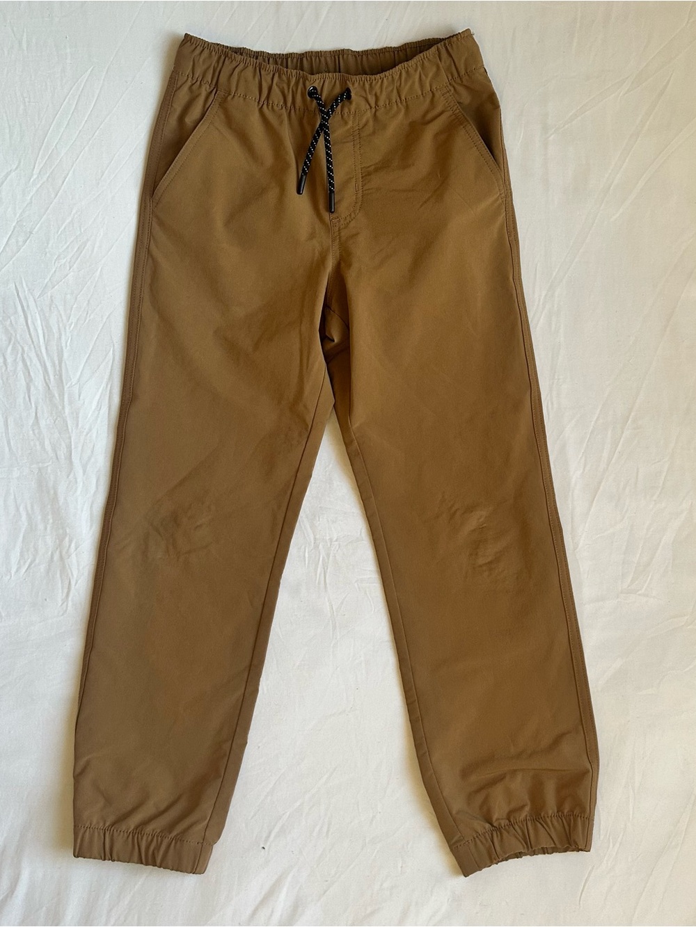 Cat & Jack Brown Elastic Waist Drawstring Joggers